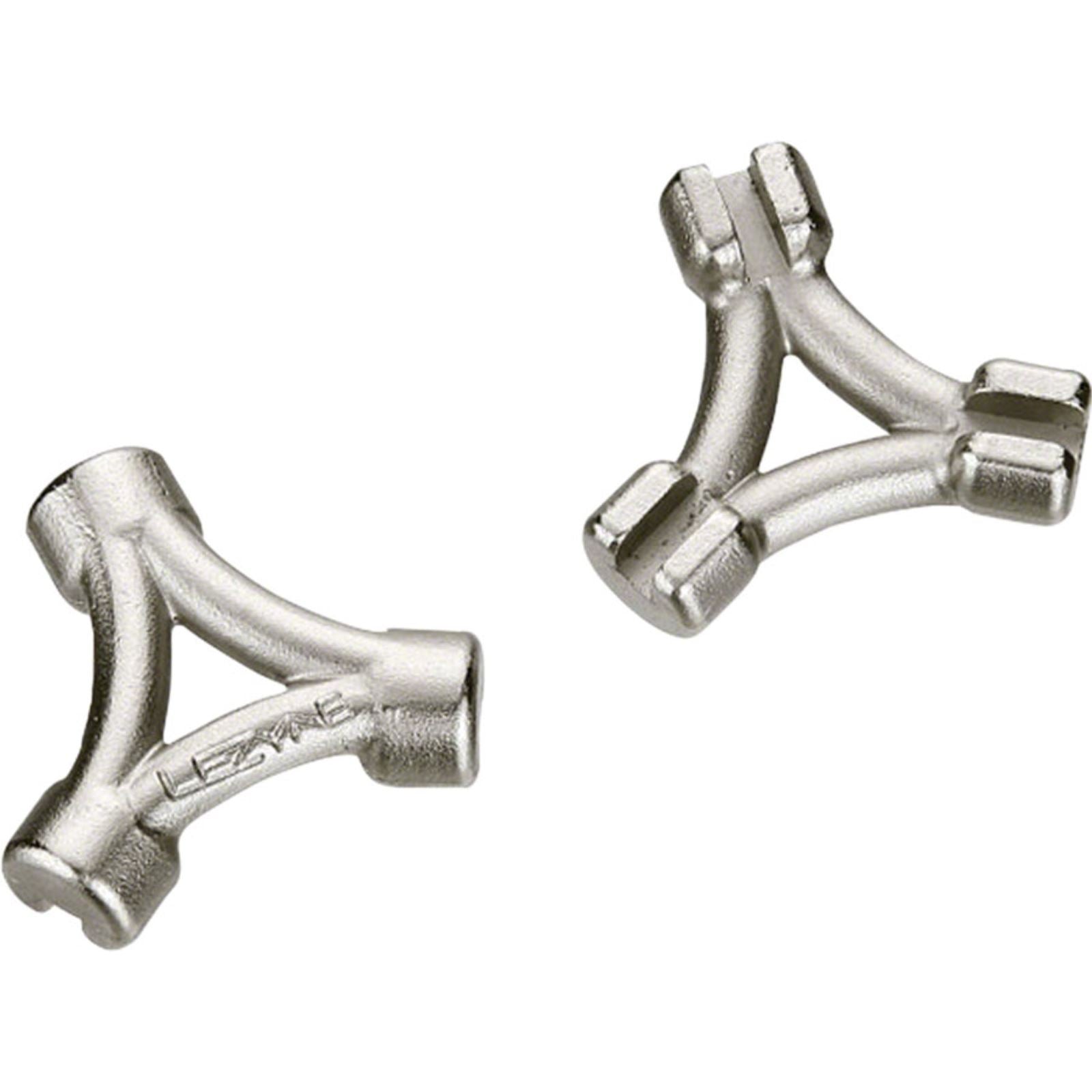Lezyne 3-Way Triple Spoke Wrench - 3.23, 3.30, 3.45mm - Silver [MPN: 1-ST-YSW-V106]_1435699