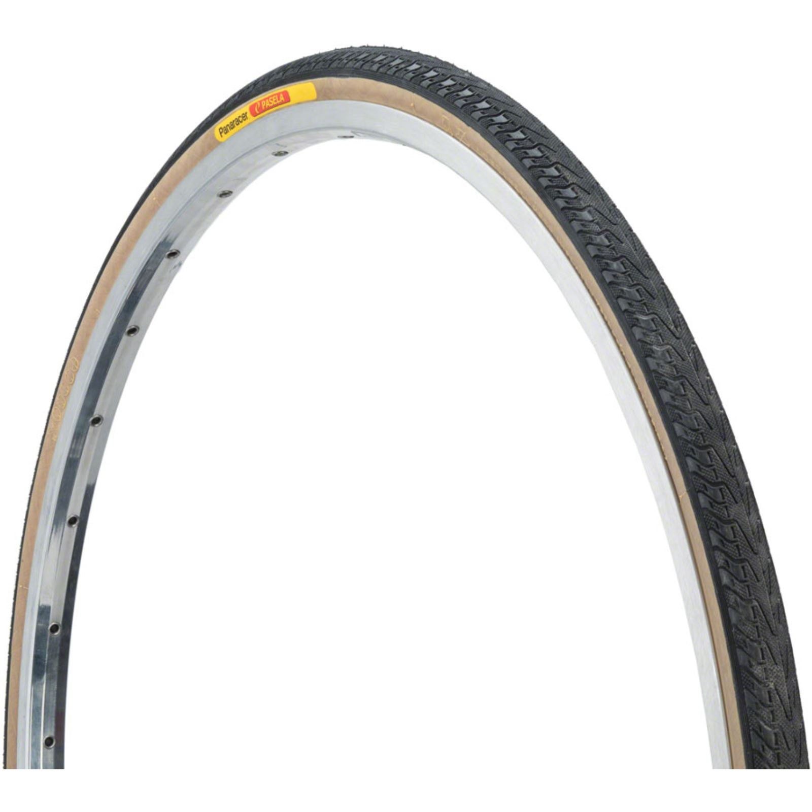 Panaracer Pasela Tire - 27 x 1-1/8, Clincher, Wire, Black/Tan, 60tpi [MPN: AW278-LX-18]_1436404