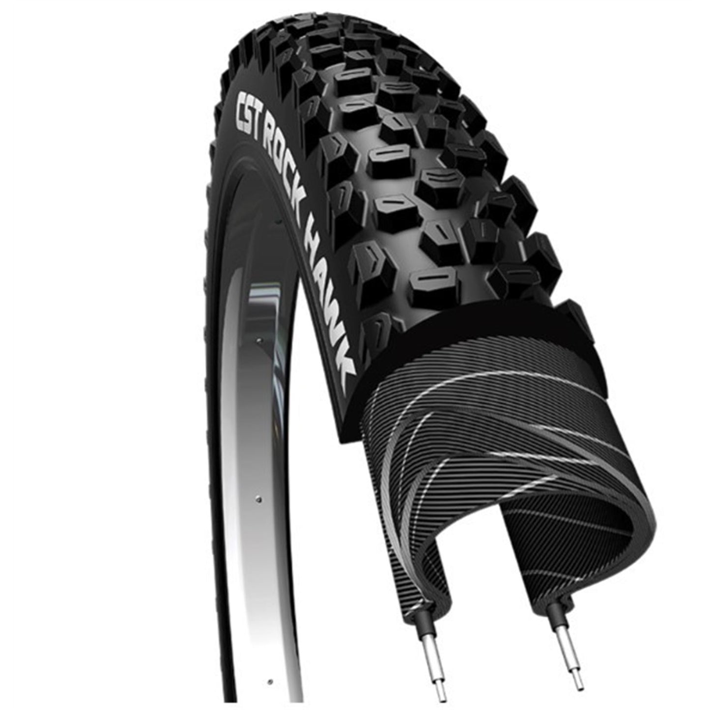 CST Rock Hawk Tire - 29 x 2.25 - Clincher - Wire - Black [MPN: TB96810100]_1442415