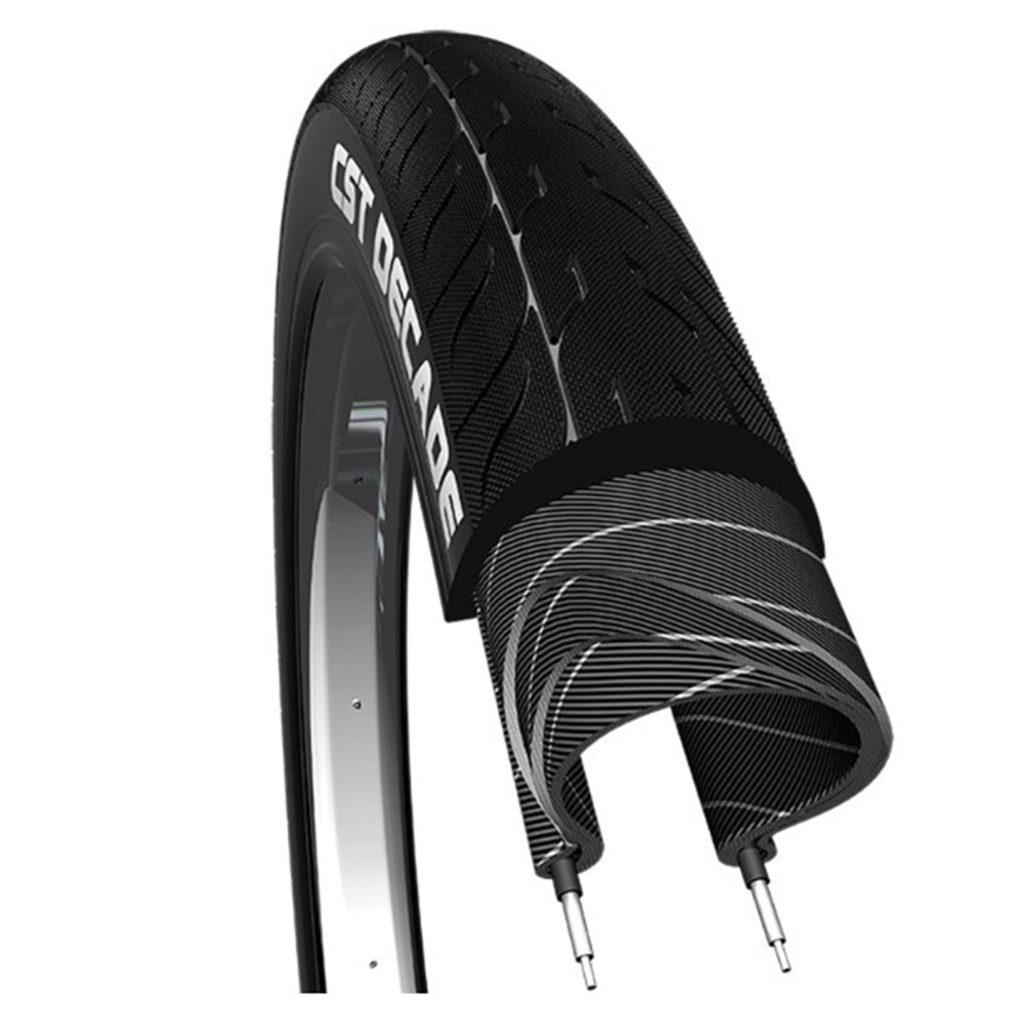 CST Decade Tire - 20 x 2.0 - Clincher - Wire - Black [MPN: TB29764000]_1442425