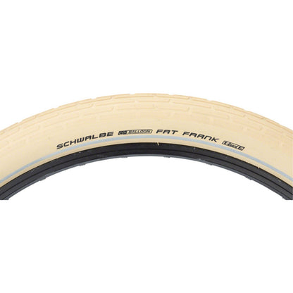 Schwalbe Fat Frank Tire - 26 x 2.35, Clincher, Wire, Creme/Reflective 11133372.01_1436665