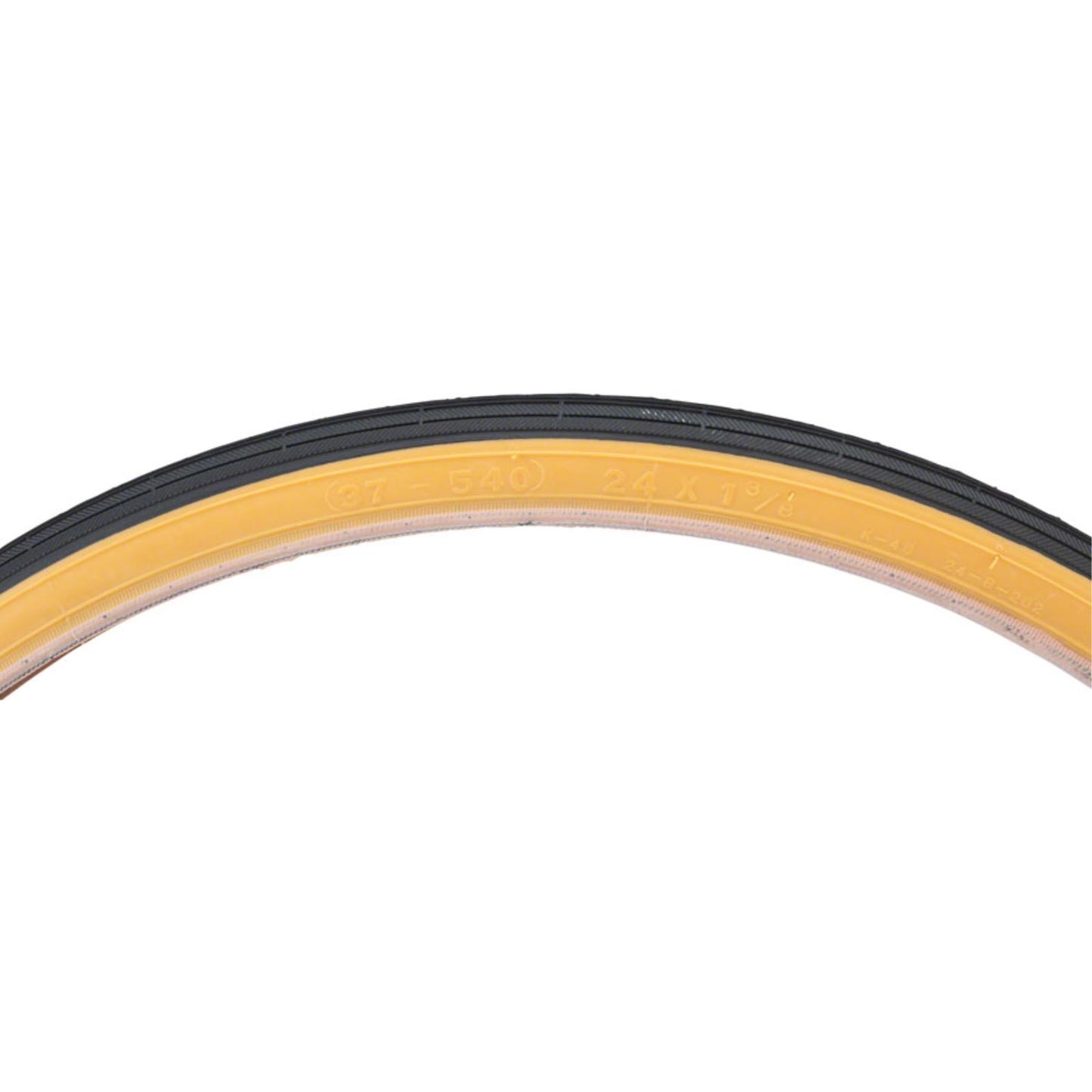Kenda - Bicycle Street K40 Tire - 24 x 1-3/8 - Clincher - Wire - Black/Tan - 22tpi 03442001_1436804