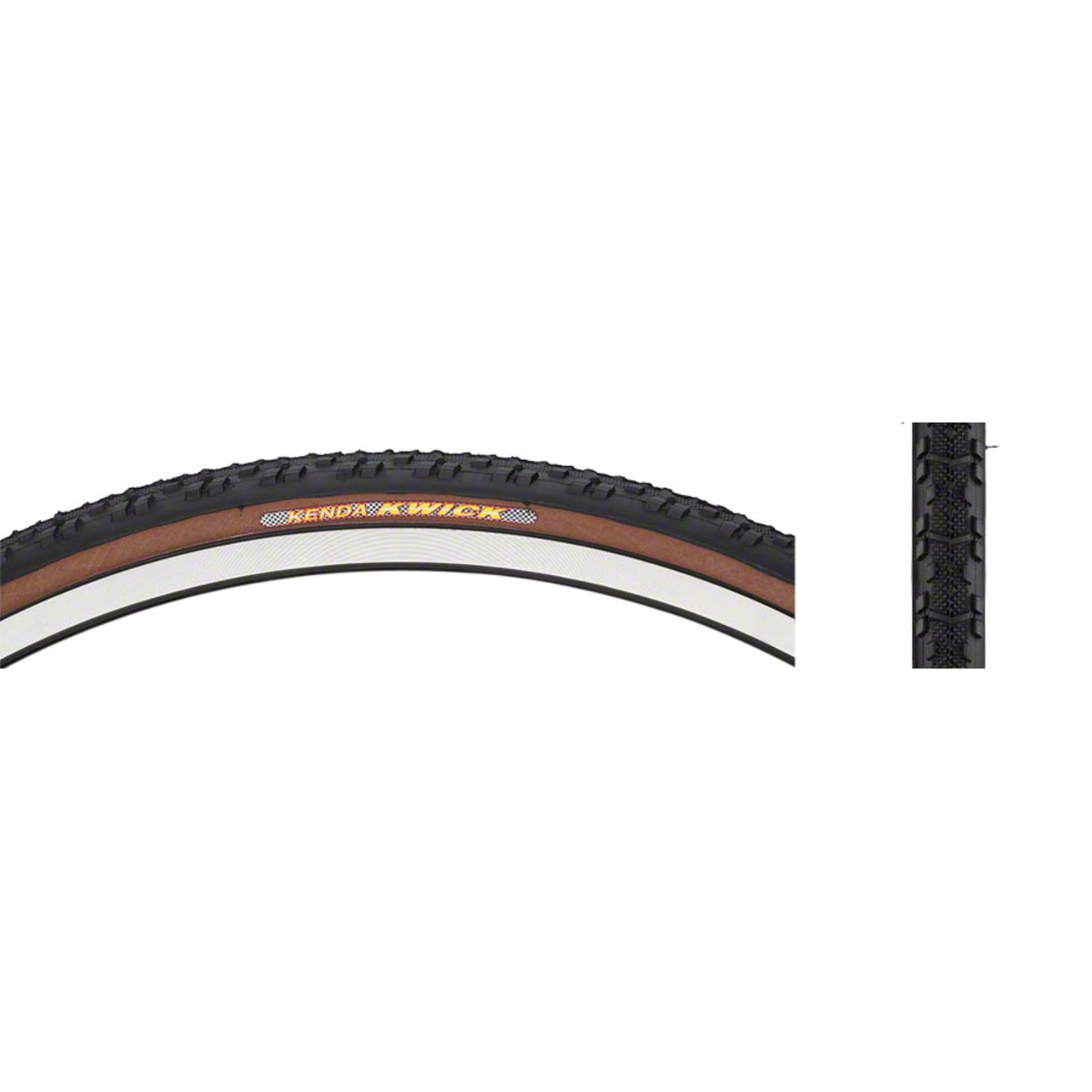 Kenda - Bicycle Kwick Tire - 700 x 30 - Clincher - Wire - Black/Mocha - 60tpi 061A5034_1436787