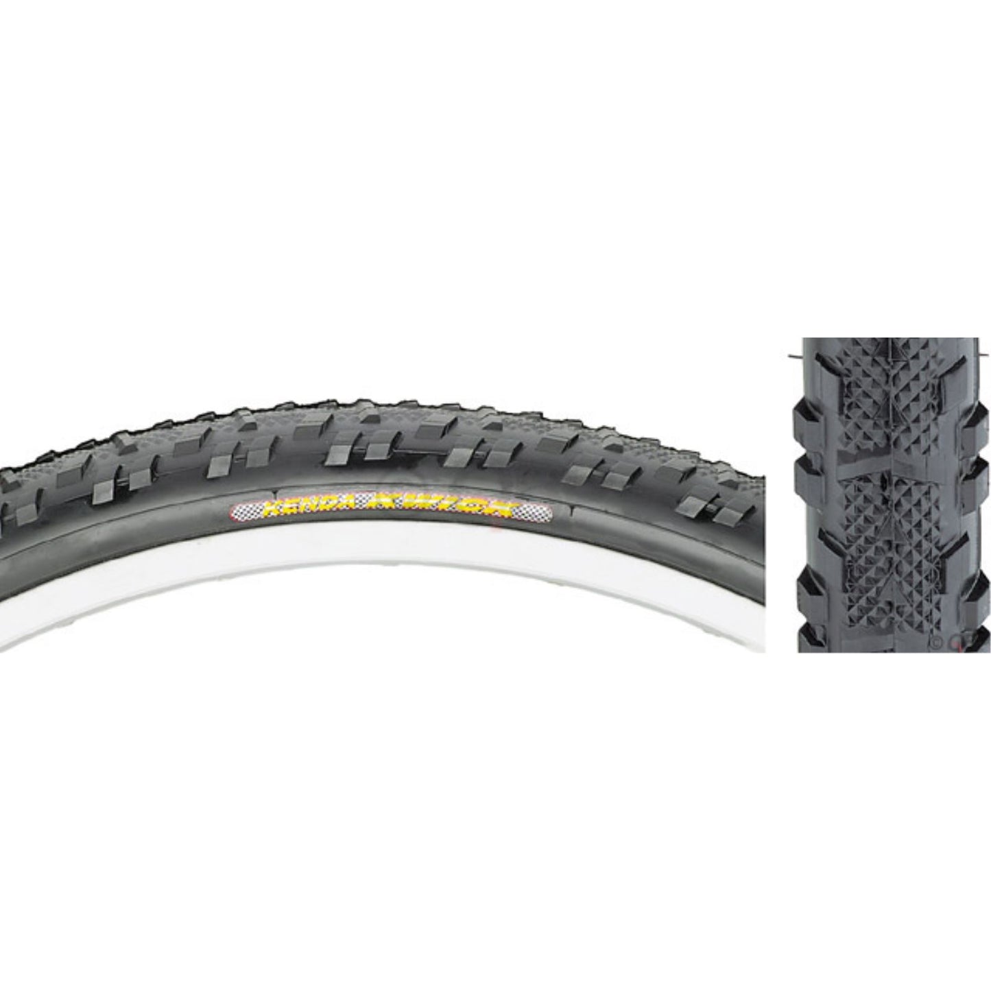 Kenda - Bicycle Kwick Tire - 700 x 30 - Clincher - Folding - Black - 60tpi 061A4N66_1436858