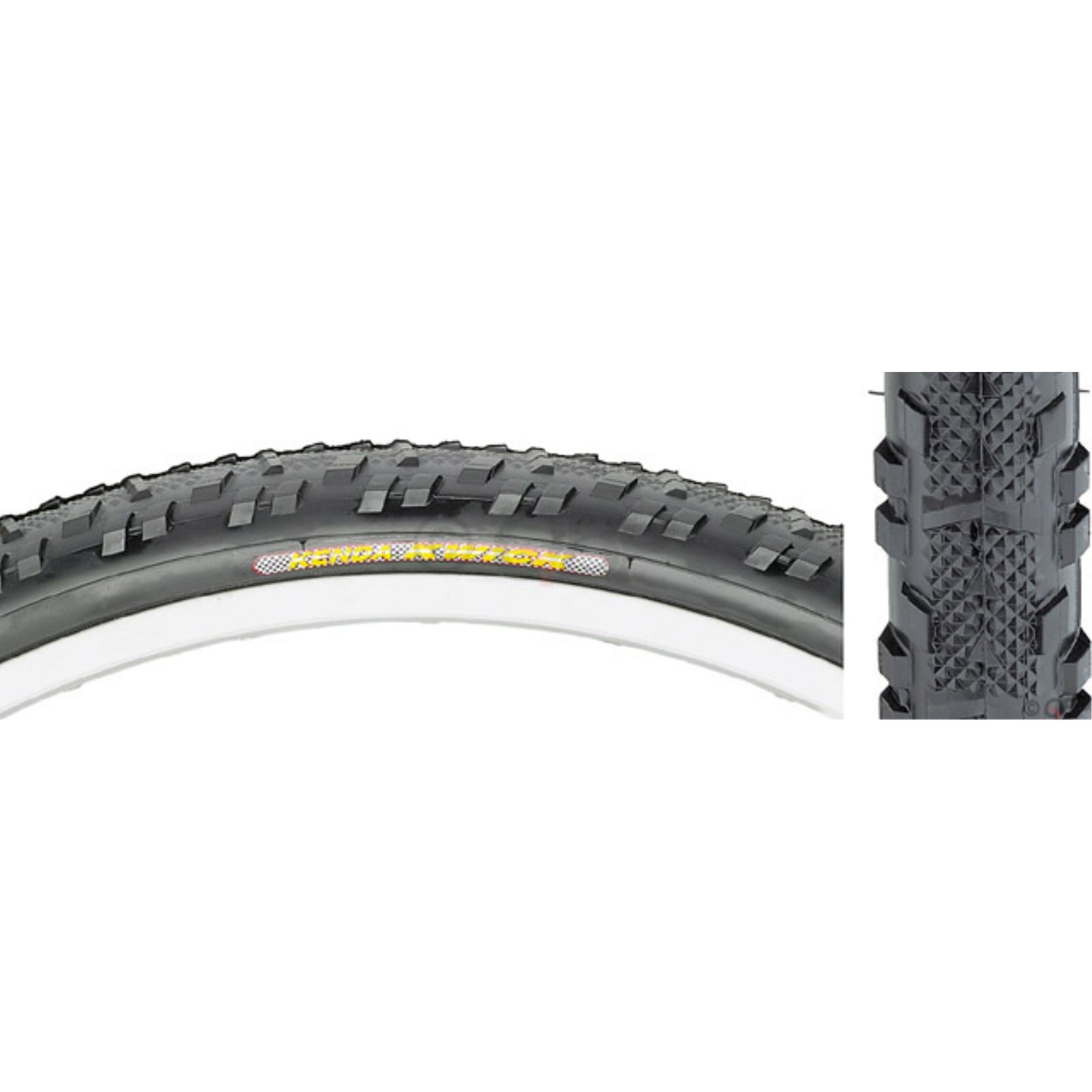 Kenda - Bicycle Kwick Tire - 700 x 30 - Clincher - Folding - Black - 60tpi 061A4N66_1436858