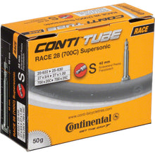 Continental Tire - Bicycle Supersonic Tube - 700 x 20 - 25mm, 42mm Presta Valve [MPN: C1502234]_1410037