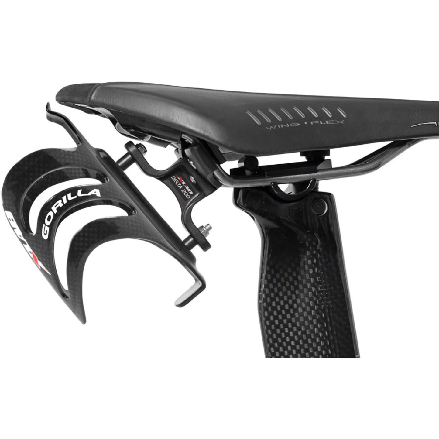 XLAB Delta 200 Rear Water Bottle Cage - Black [MPN: 1676]_1437314