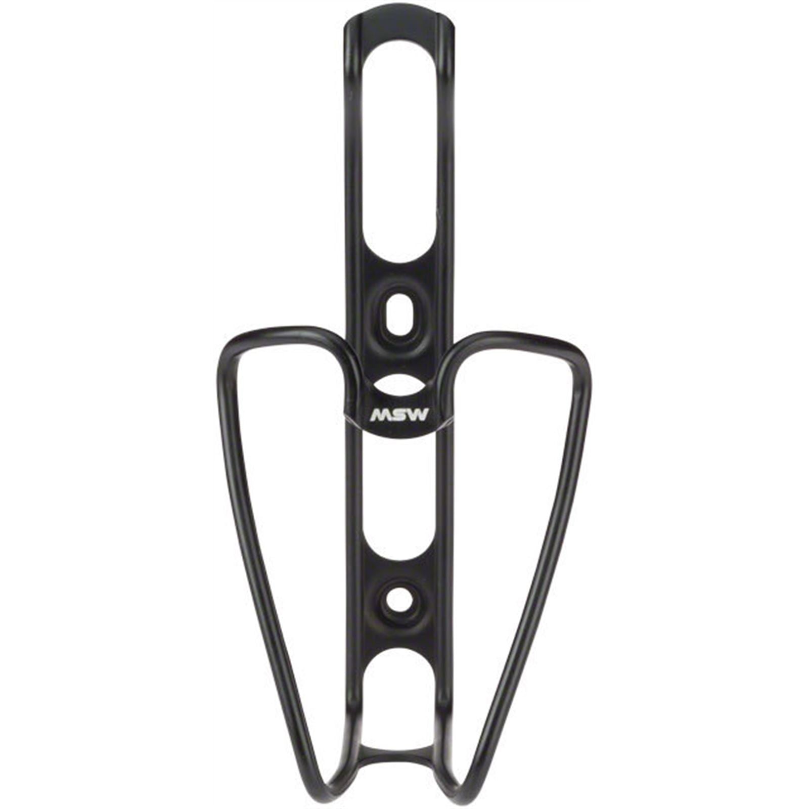 MSW AC-250 Lightweight Aluminum Water Bottle Cage - Black [MPN: BC-160A BLACK]_1403213
