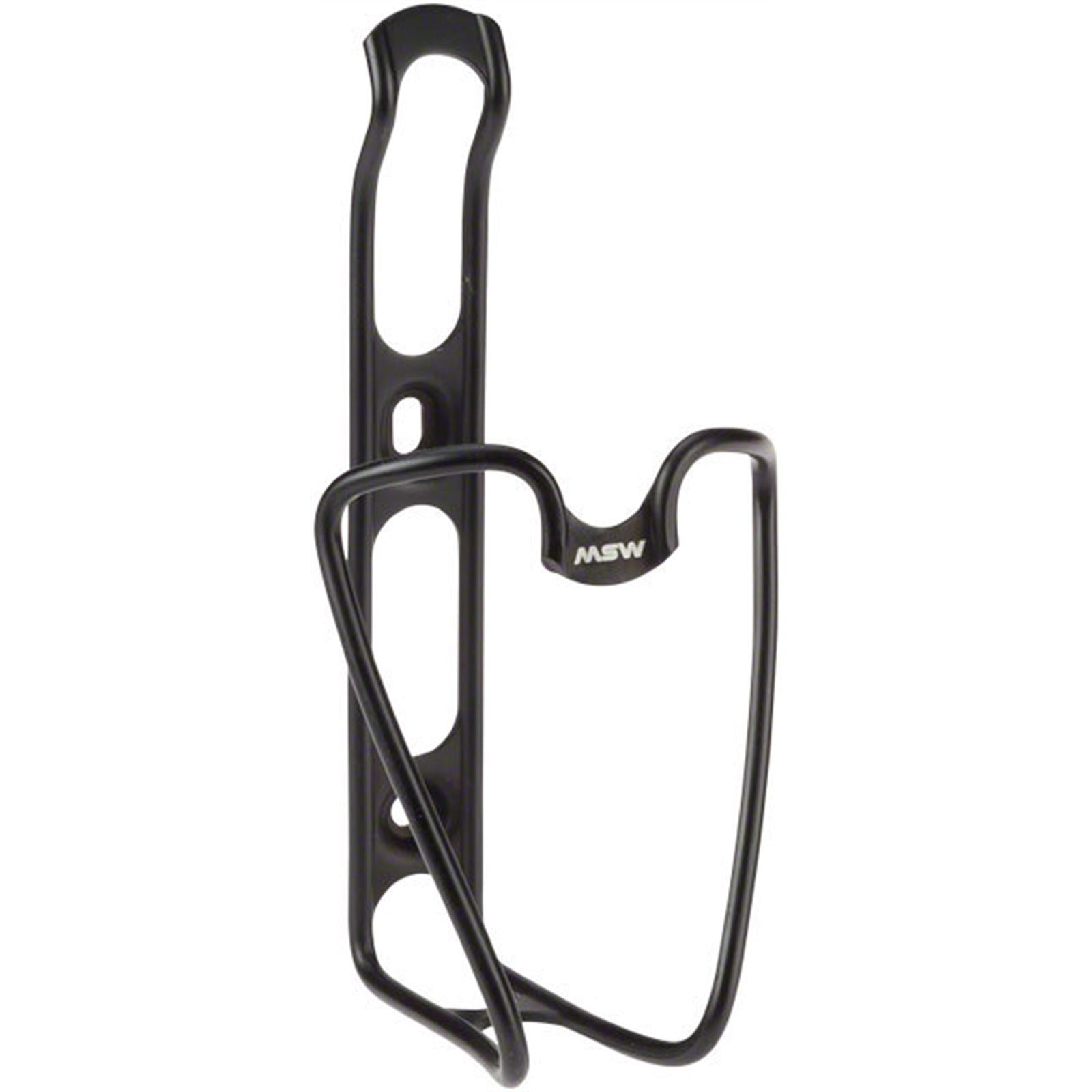 MSW AC-250 Lightweight Aluminum Water Bottle Cage - Black [MPN: BC-160A BLACK]_1403214