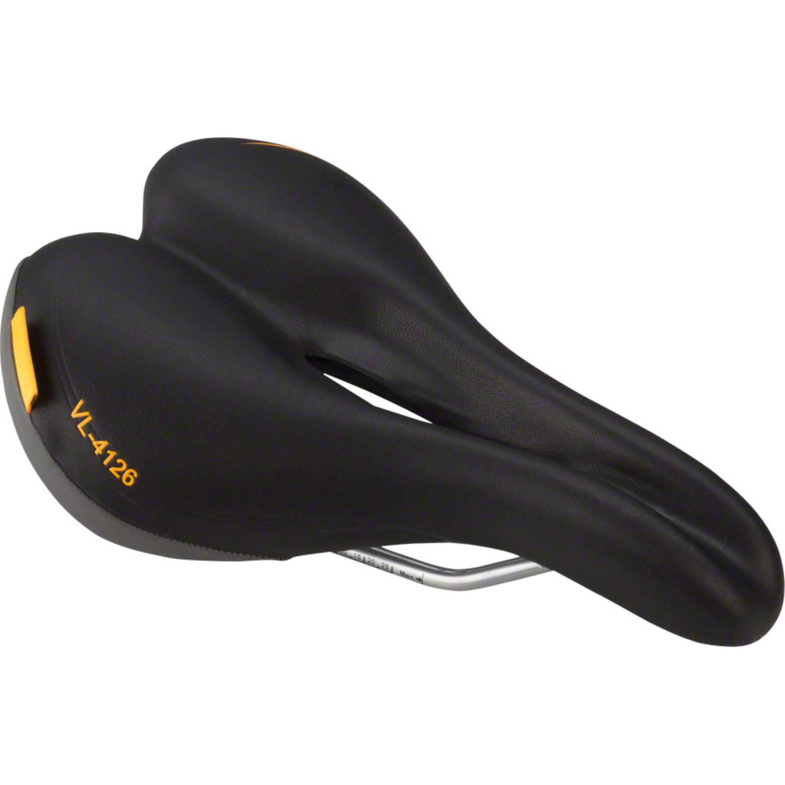 Velo Plush Pump Saddle - Steel, Black, Women's [MPN: VL-4126-BLK]_1423253