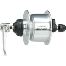 Shimano Dynamo Front Hub - QR x 100mm - Center-Lock - Silver - Alfine DH-S501  [MPN: EDHS501BS]_1403662