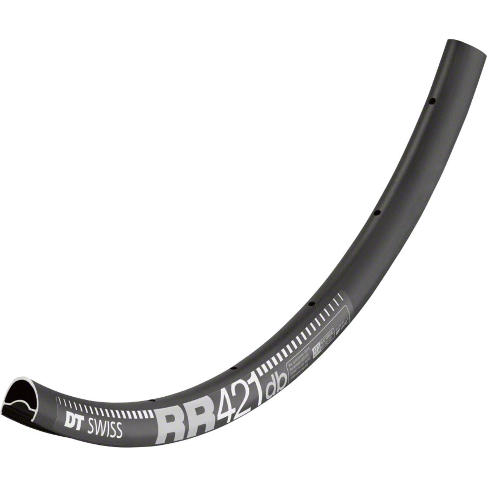 DT Swiss RR 421 Rim - 700, Disc, Black, 32H, Asymmetric [MPN: RDRR42CDPW32SA5226]_1422560