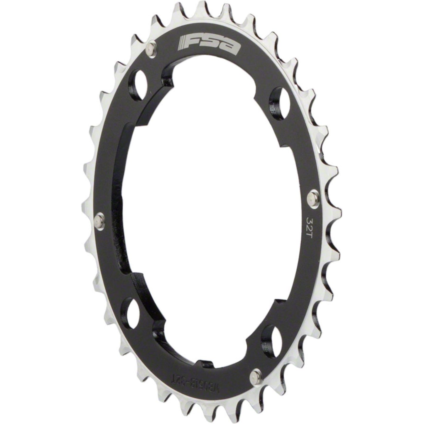 Full Speed Ahead MTB Pro Double Chainring - 38t, 104 BCD, 4-Bolt, Aluminum, D10, Black [MPN: 380-0638B]_1416469