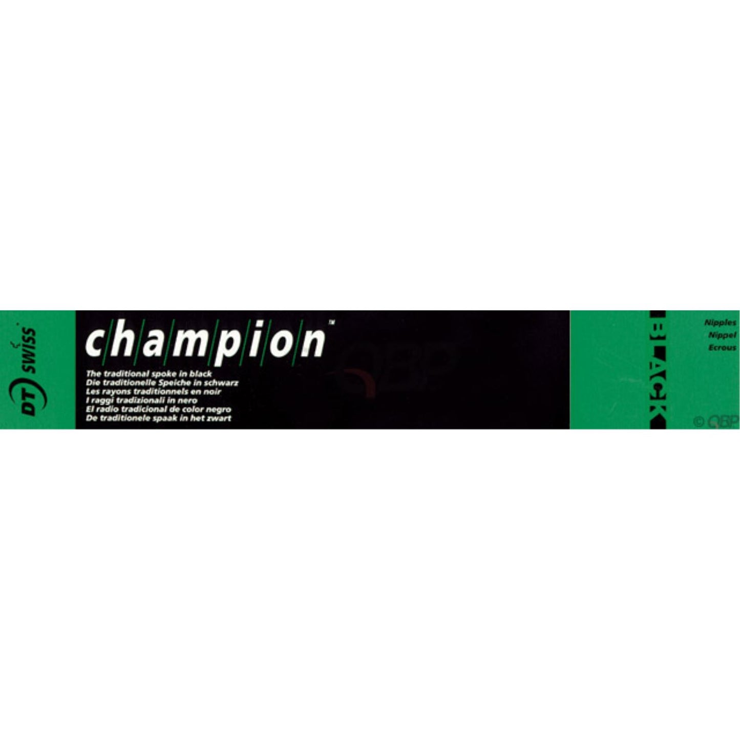 DT Swiss Champion Spoke: 2.0mm, Blanks, 315mm, J-Bend, Black, Box of 100 [MPN: SCHG20315S0100]_1433607