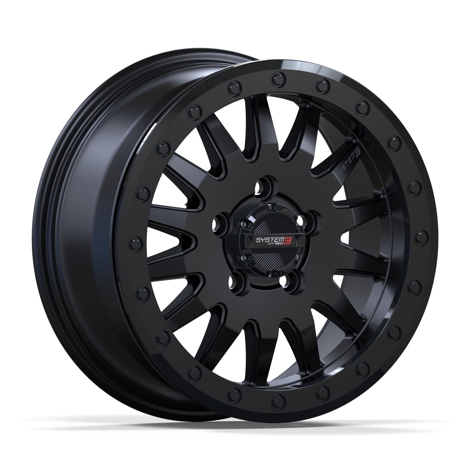 System 3 SB8 Wheel - 15X7 5+2 (+38mm) 5/4.5 - Matte Black 15S3-8544_1391027