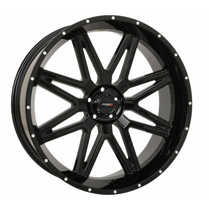 System 3 ST7 Wheel - 24X9 5+4 (0mm) 5/4.5 - Gloss Black 24S3-7155_1403763