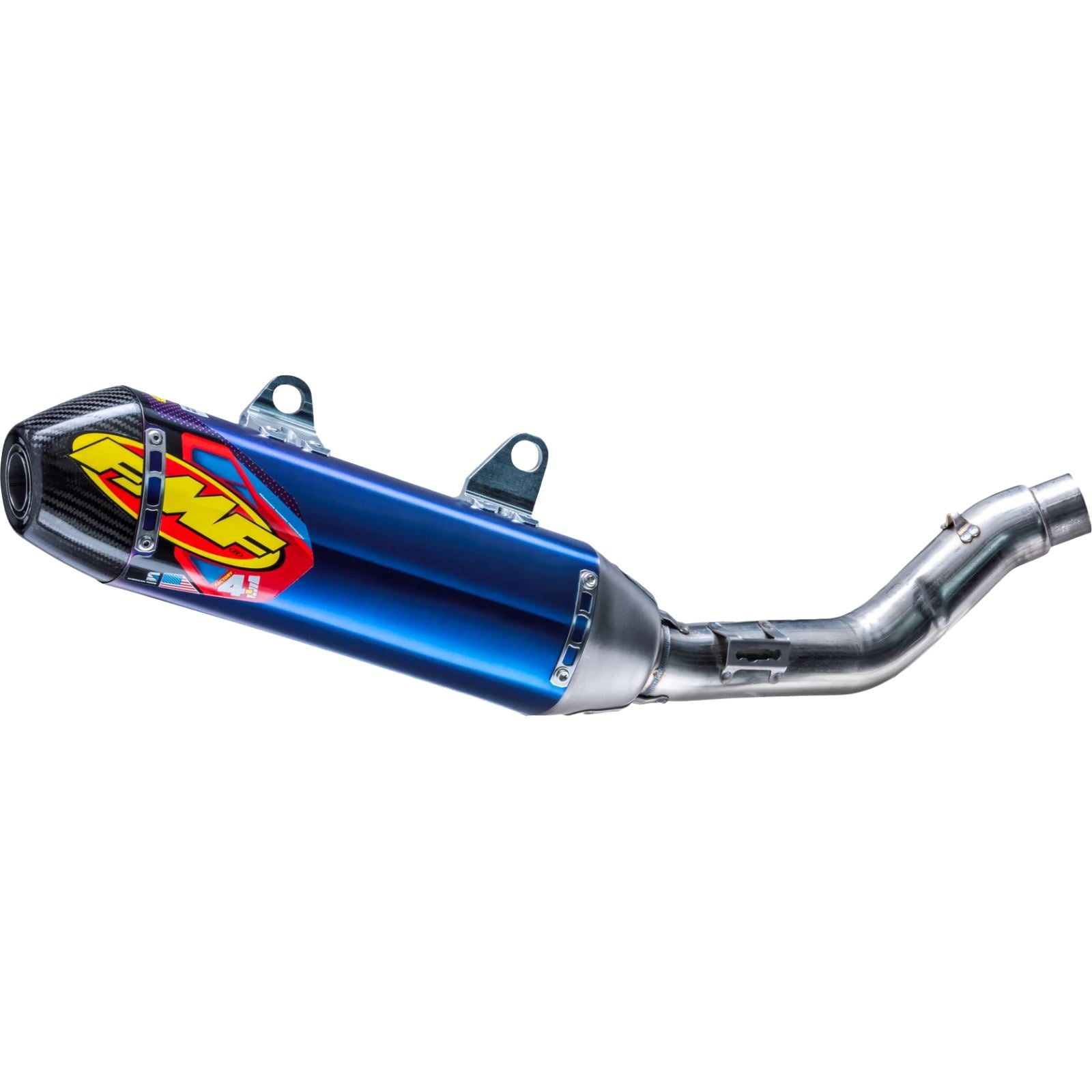 FMF Racing Factory 4.1 RCT Slip-On Muffler - Titanium - Carbon Fiber Cap 042404_1391125