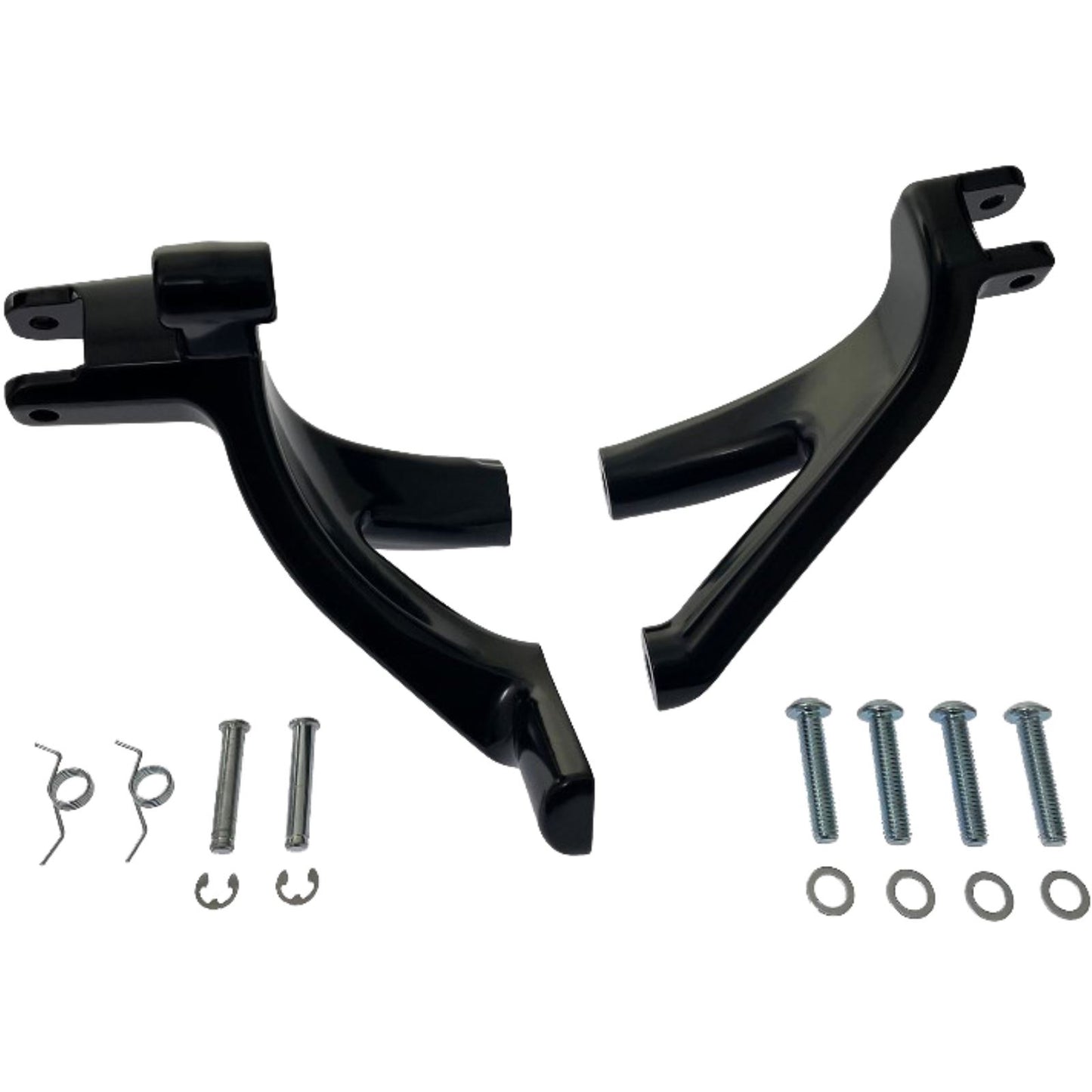 Harddrive Floorboard to Peg Conversion kit - Black for M8 Softails 056116_1391128