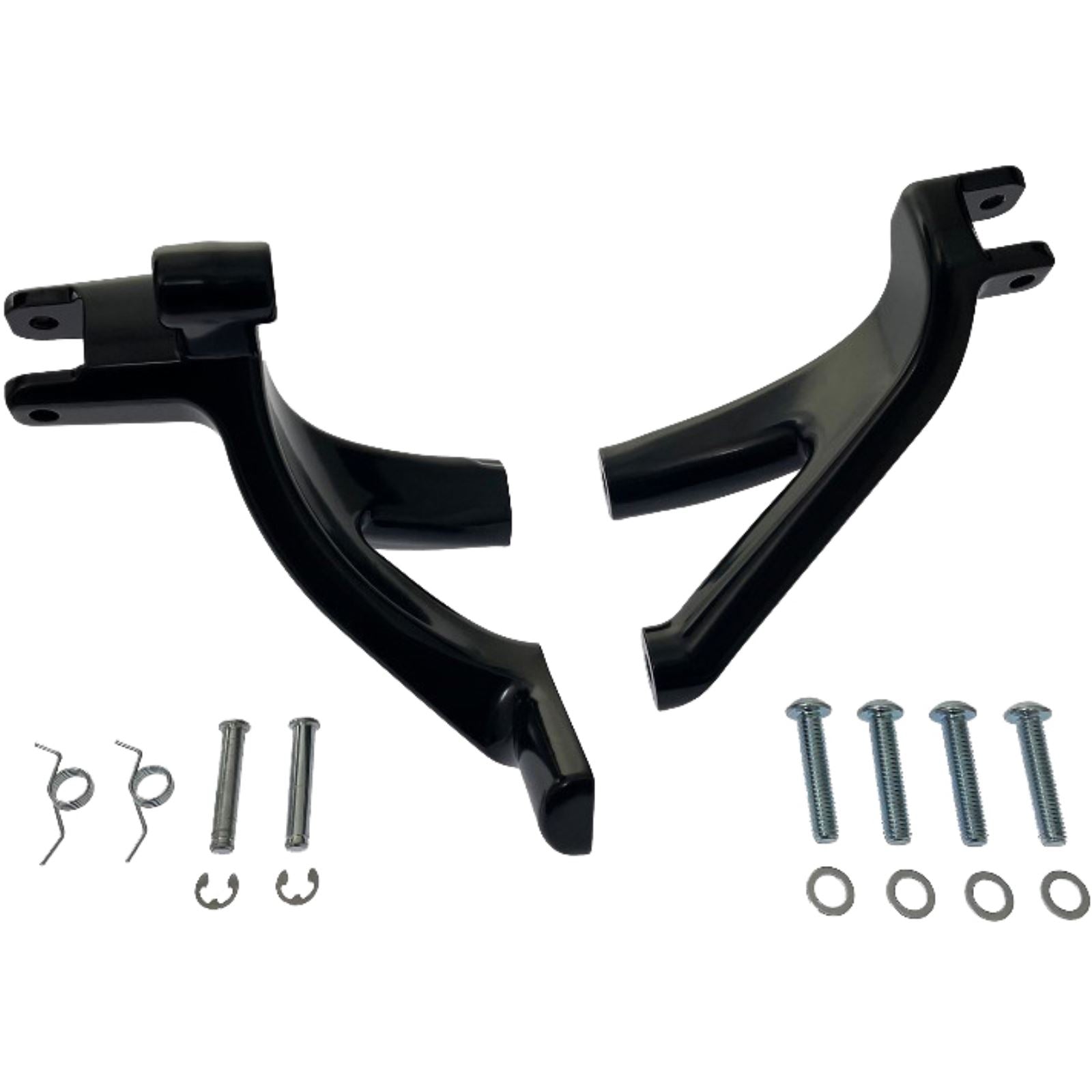 Harddrive Floorboard to Peg Conversion kit - Black for M8 Softails 056116_1391128