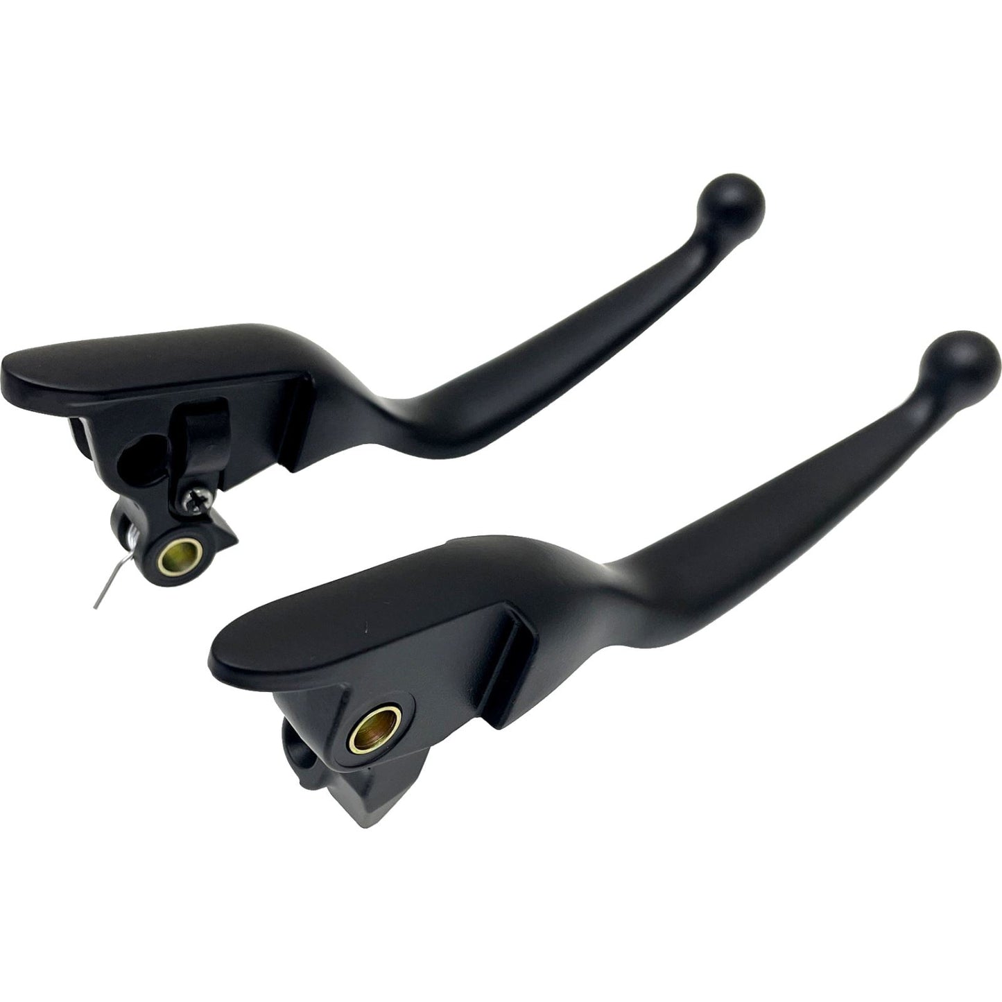 Harddrive Smooth Lever Set - Black FLT `21-UP CBL Clutch 053841_1391091