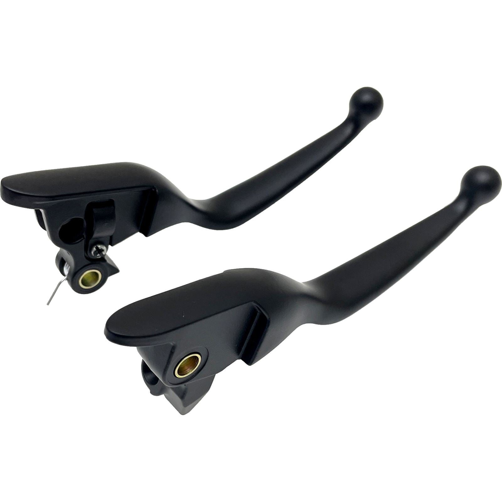 Harddrive Smooth Lever Set - Black FLT `21-UP CBL Clutch 053841_1391091