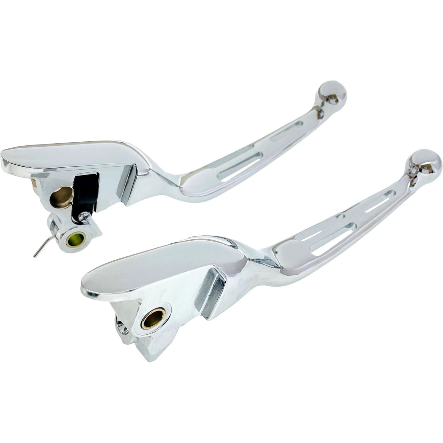 Harddrive 3 Slot Lever Set - Chrome FLT `21-UP CBL Clutch 053846_1391093