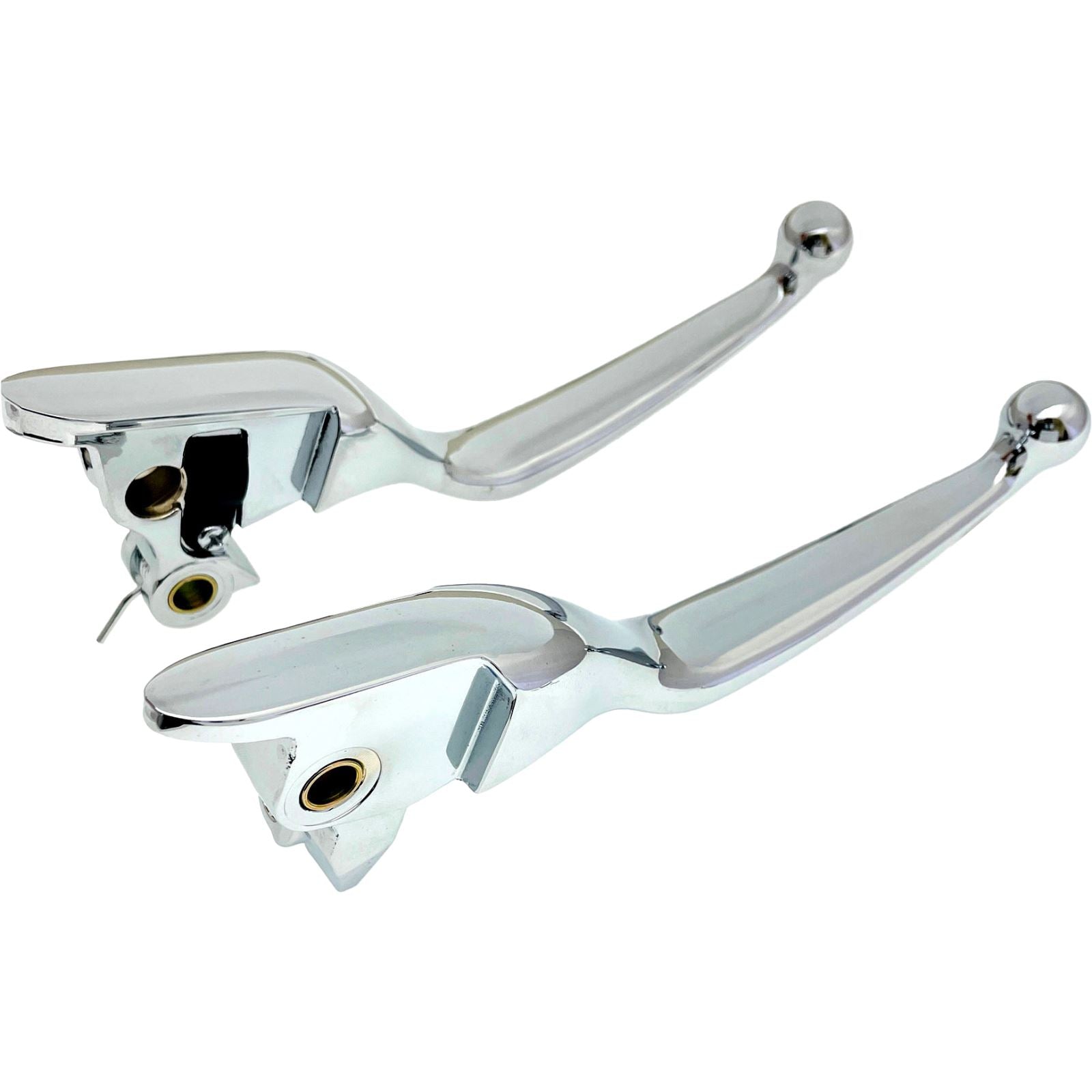 Harddrive Smooth Lever set - Chrome FLT `21-UP CBL Clutch 053840_1391094