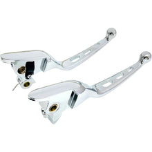Harddrive Tri-Hole Lever Set - Chrome FLT `21-UP CBL Clutch 053844_1391095