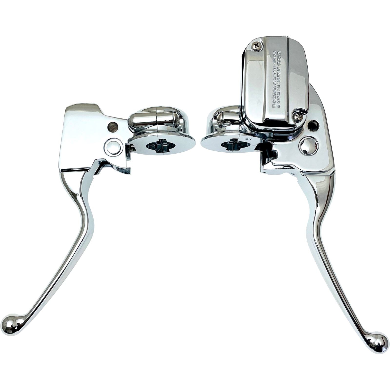 Harddrive Handlebar Control Kit - Chrome - Cable Clutch `21-UP FLT 053946_1391097