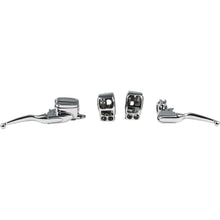 Harddrive Handlebar Control Kit - Chrome - Cable Clutch `21-UP FLT 053946_1521498