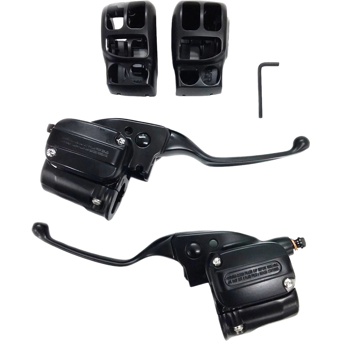Harddrive Handlebar Control Kit - Black Hydraulic Clutch `15-20 FLTR 053979_1391098