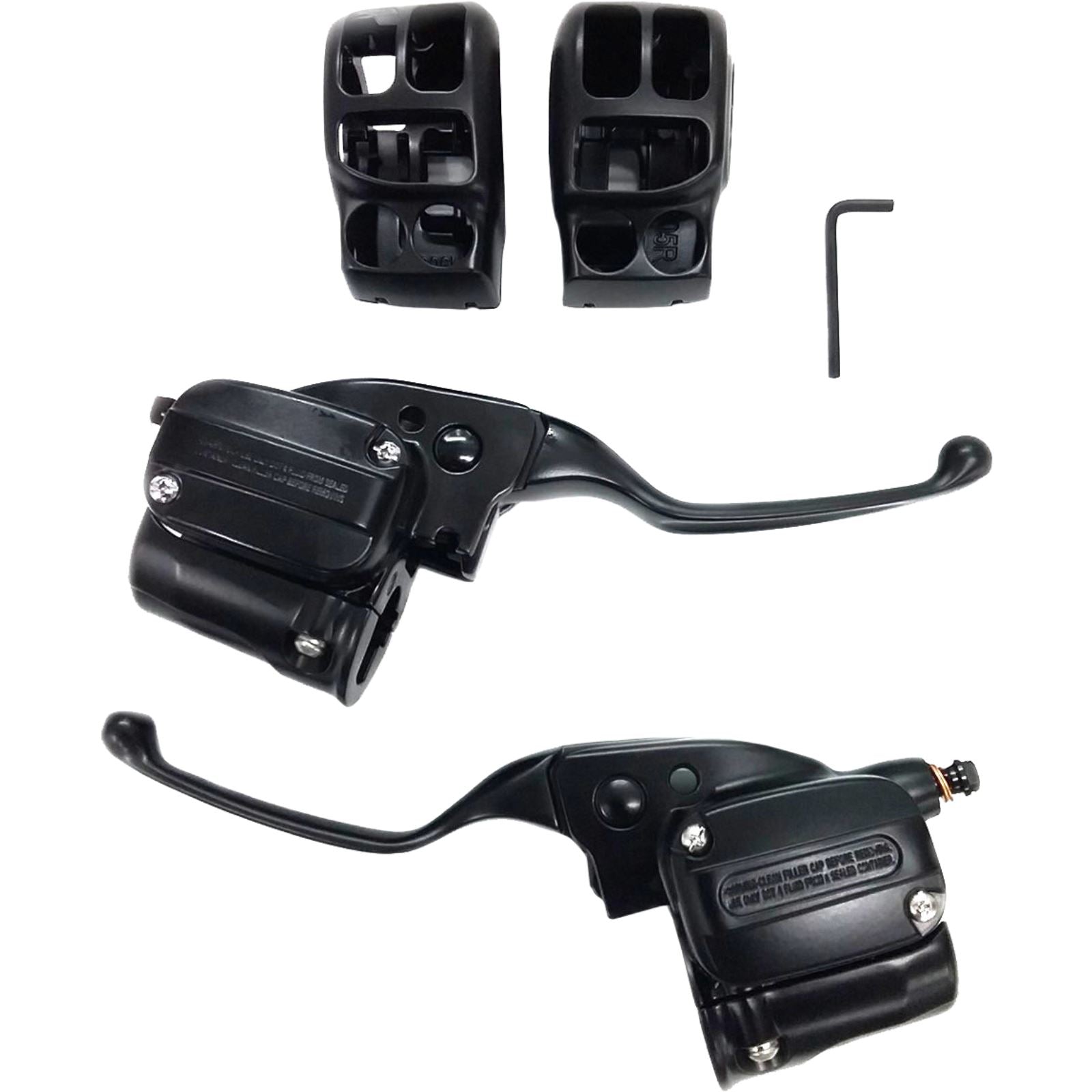 Harddrive Handlebar Control Kit - Black Hydraulic Clutch `15-20 FLTR 053979_1391098