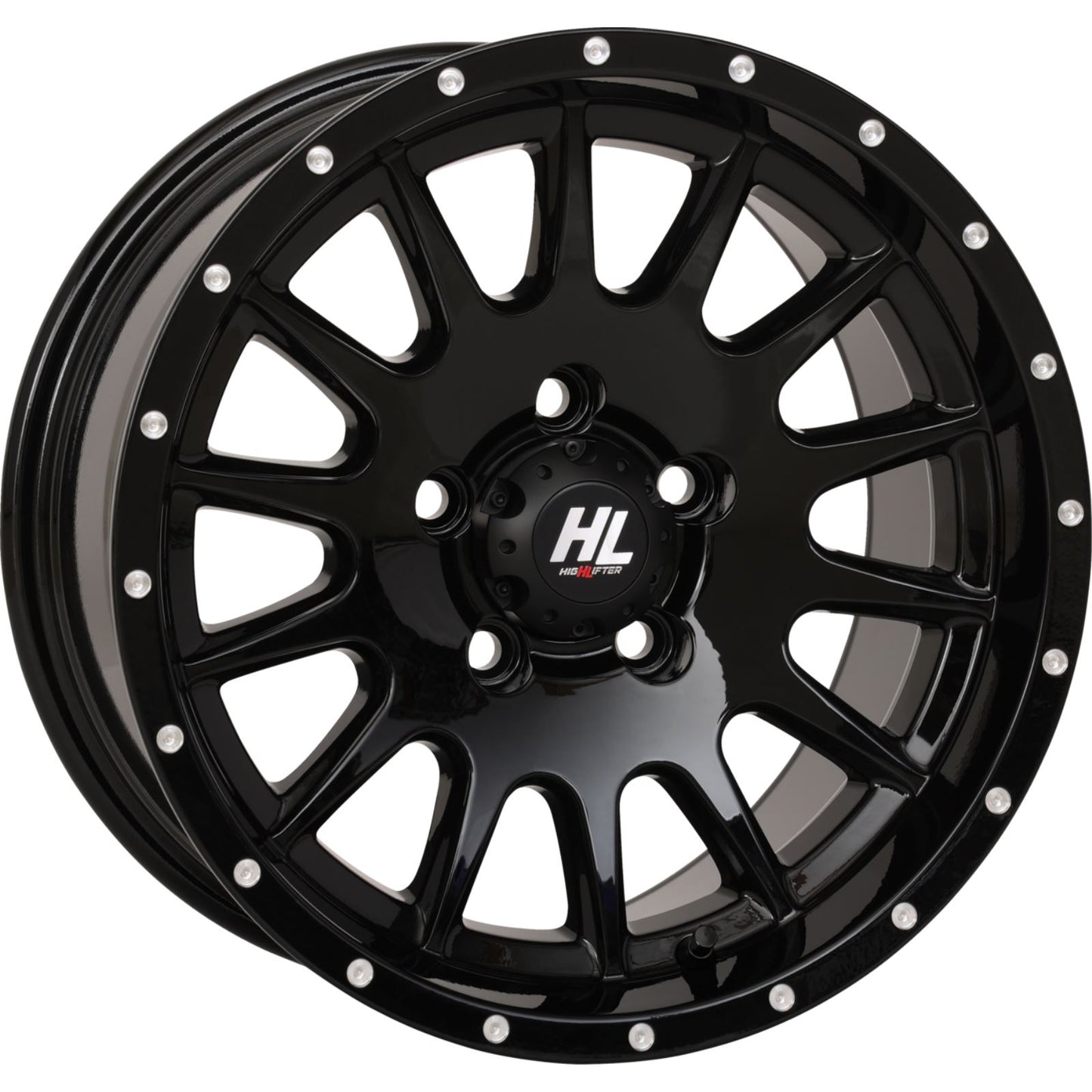 High Lifter HL25 Front/Rear Wheel - Black - 15x7 - 4/137 - 4+3 (+10 mm) 15HL25-1237_1398259
