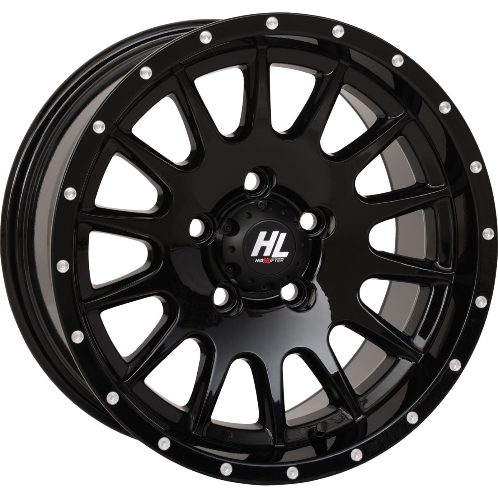 High Lifter HL25 Front/Rear Wheel - Black - 15x7 - 4/137 - 4+3 (+10 mm) 15HL25-1237_1398259