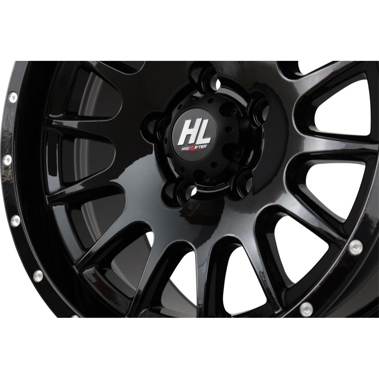 High Lifter HL25 Front/Rear Wheel - Black - 15x7 - 4/156 - 4+3 (+10 mm) 15HL25-1256_1398255