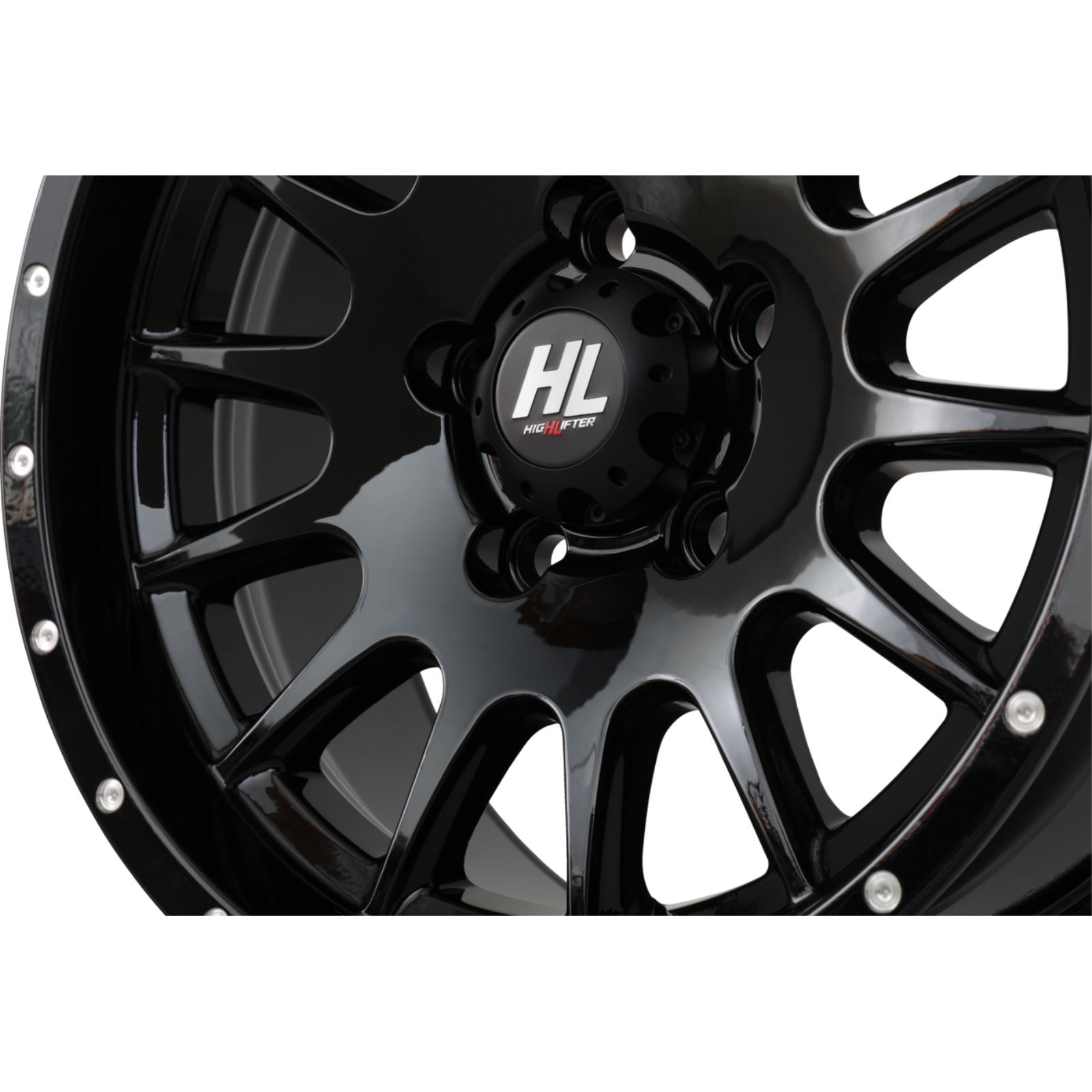 High Lifter HL25 Front/Rear Wheel - Black - 15x7 - 4/156 - 4+3 (+10 mm) 15HL25-1256_1398255