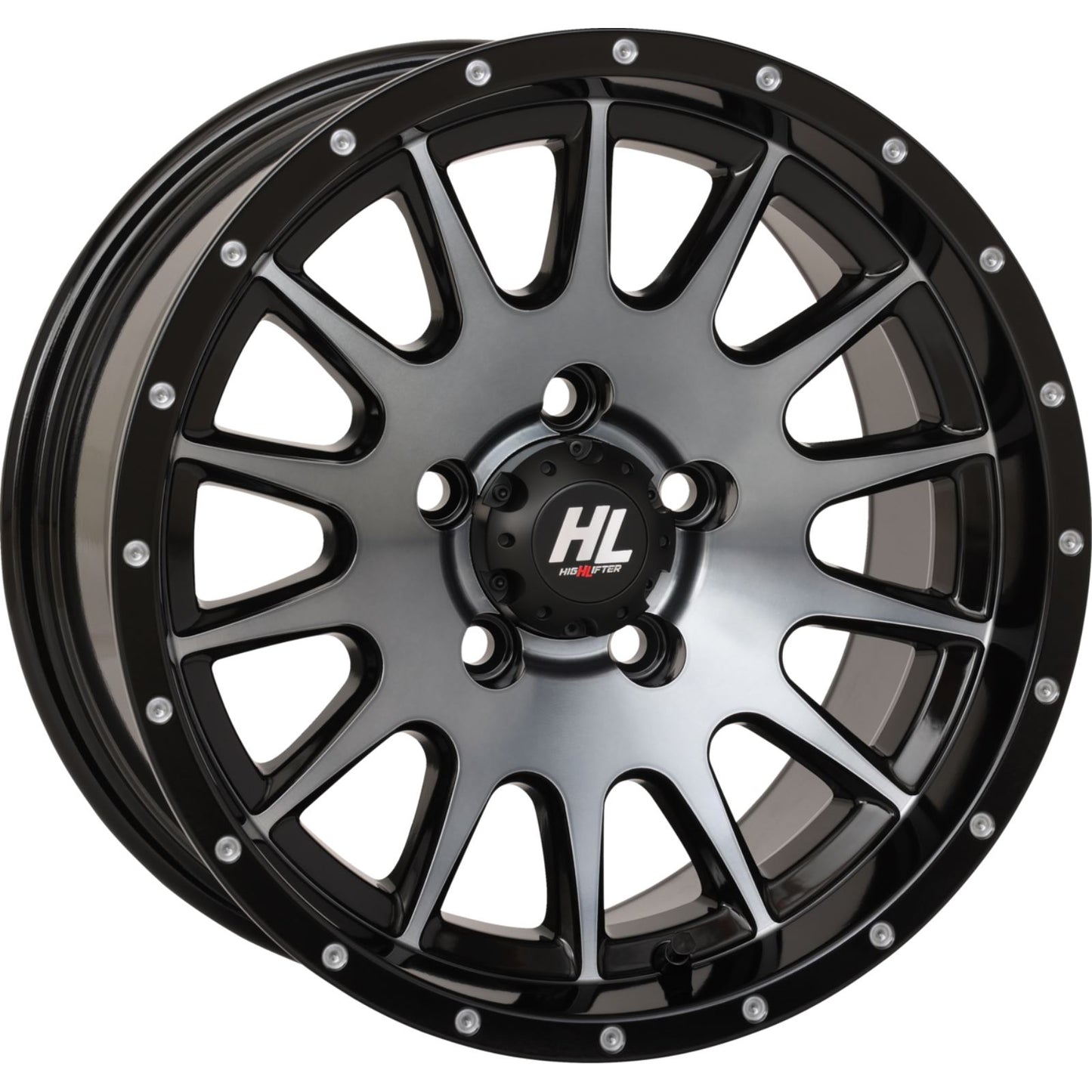 High Lifter HL25 Front/Rear Wheel - Dark Tint Gray - 15x7 - 4/137 - 4+3 (+10 mm) 15HL25-1637_1398261