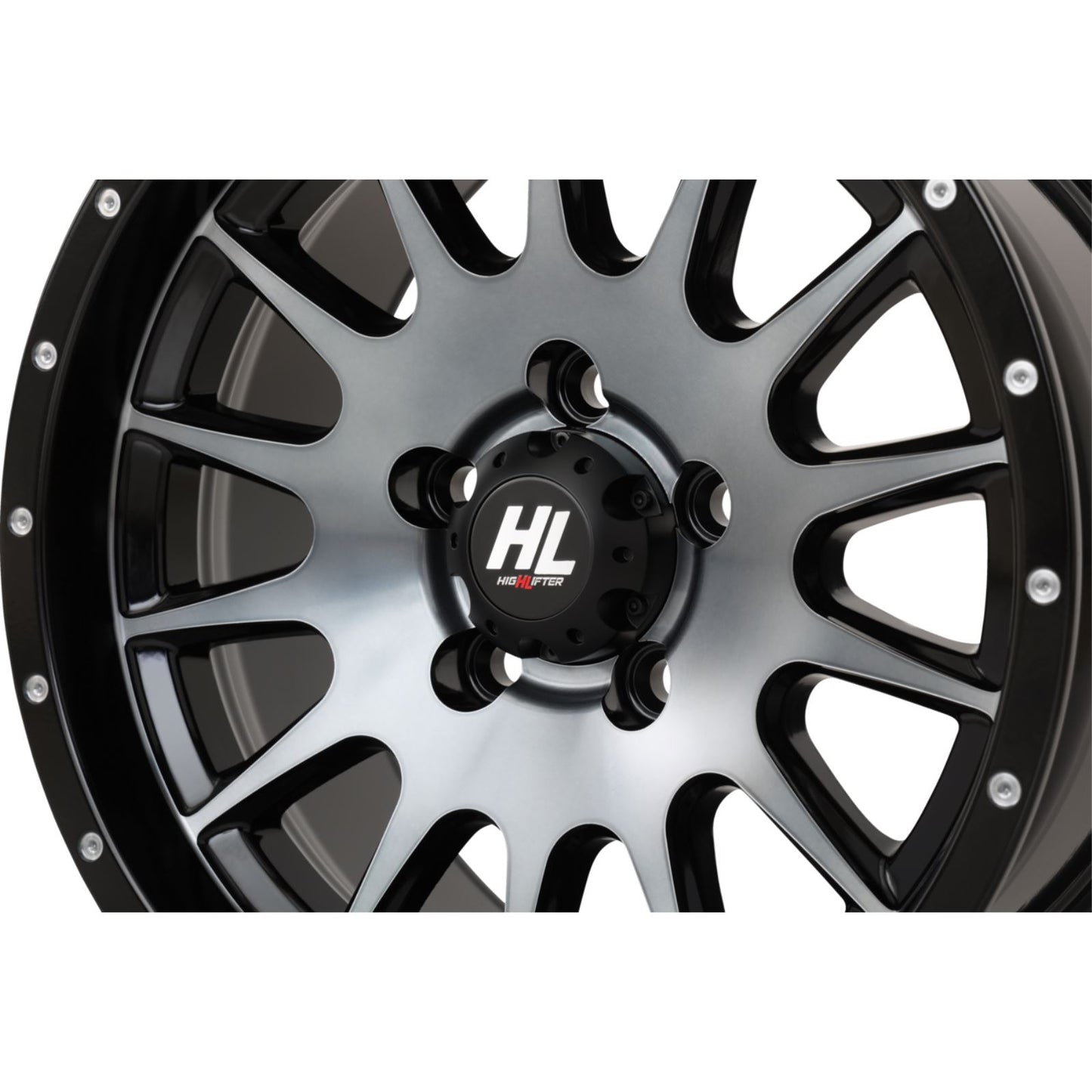High Lifter HL25 Front/Rear Wheel - Dark Tint Gray - 15x7 - 4/137 - 4+3 (+10 mm) 15HL25-1637_1398248