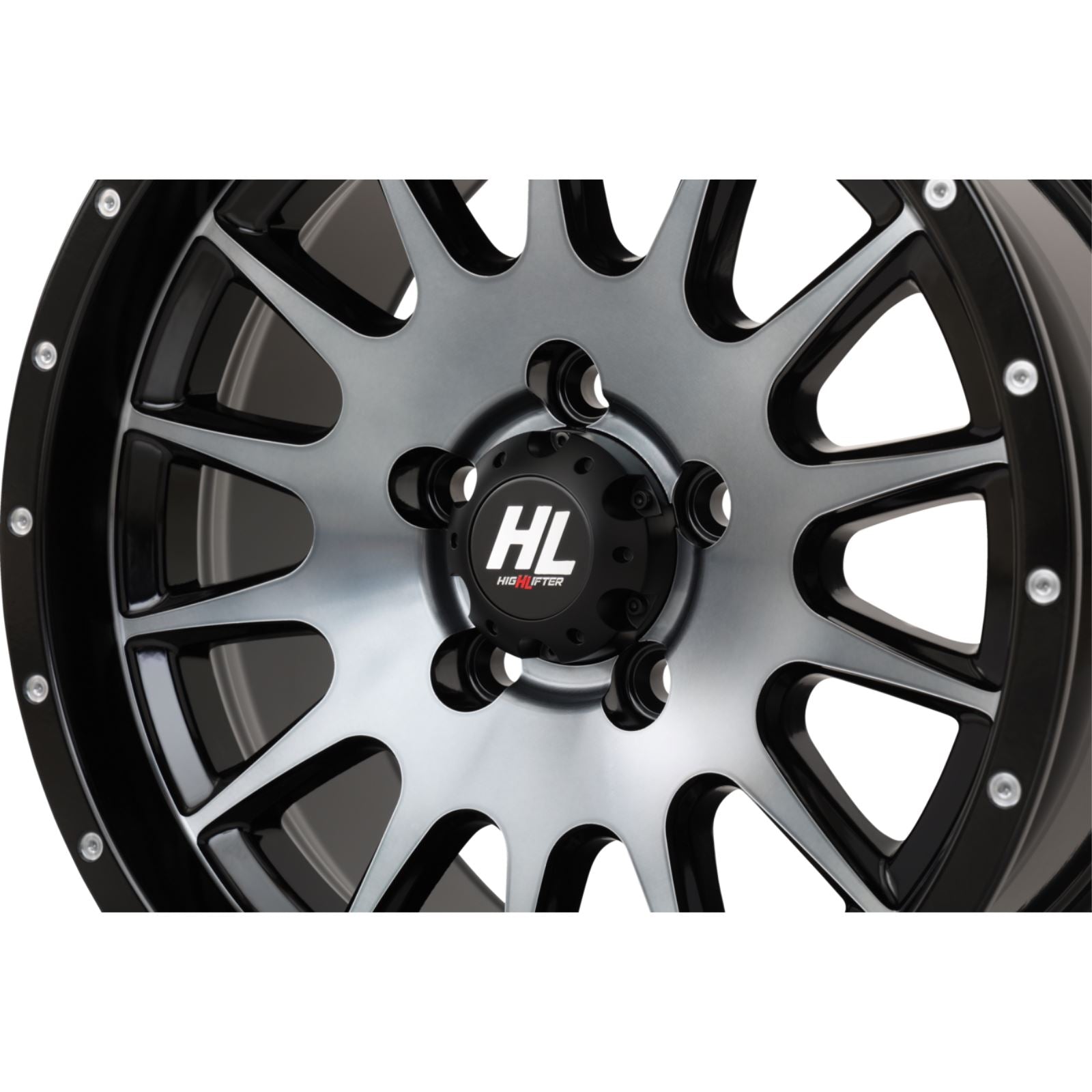 High Lifter HL25 Front/Rear Wheel - Dark Tint Gray - 15x7 - 4/137 - 4+3 (+10 mm) 15HL25-1637_1398248