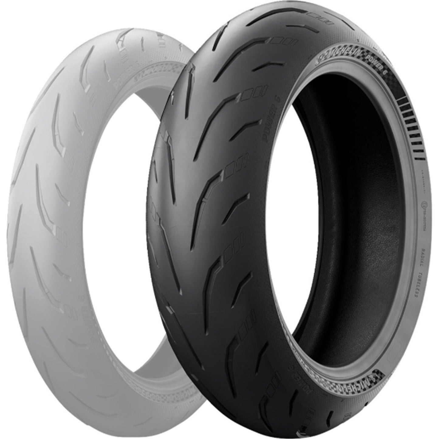 Michelin - Powersports Power 6 Tire - Rear - 160/60ZR17 - (69W) [MPN: 17973]_1443939