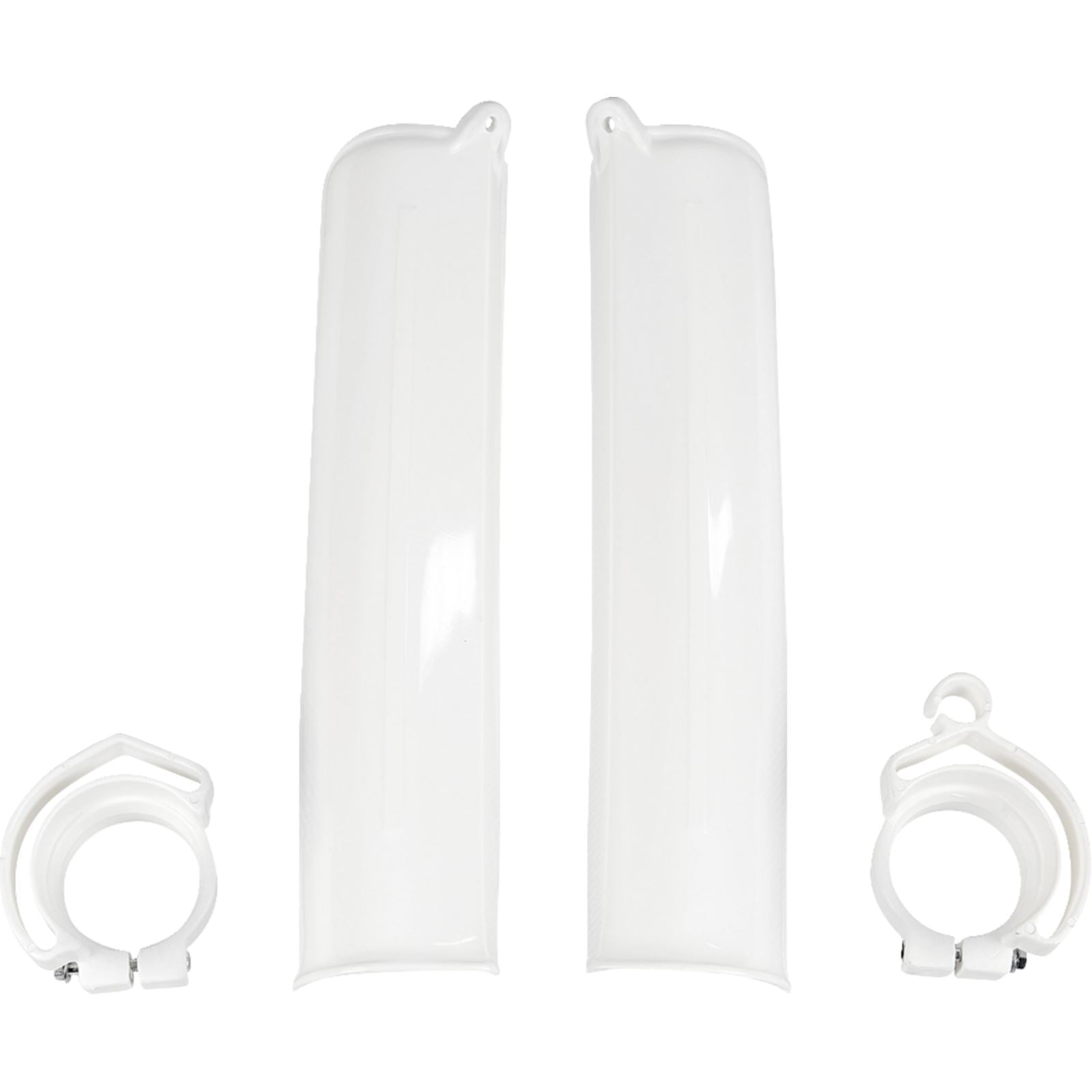 UFO Plastics Fork Slider Protector - White for KTM [MPN: KT03011#047]_1391356