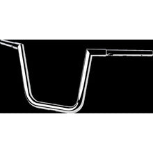 LA Choppers Handlebar - Twin Peaks - 10" - Chrome [MPN: LA-7366-10]_1432726