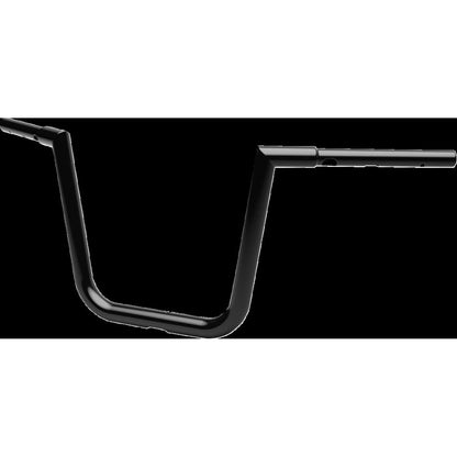 LA Choppers Handlebar - Twin Peaks - 10" - Black [MPN: LA-7366-10B]_1432724