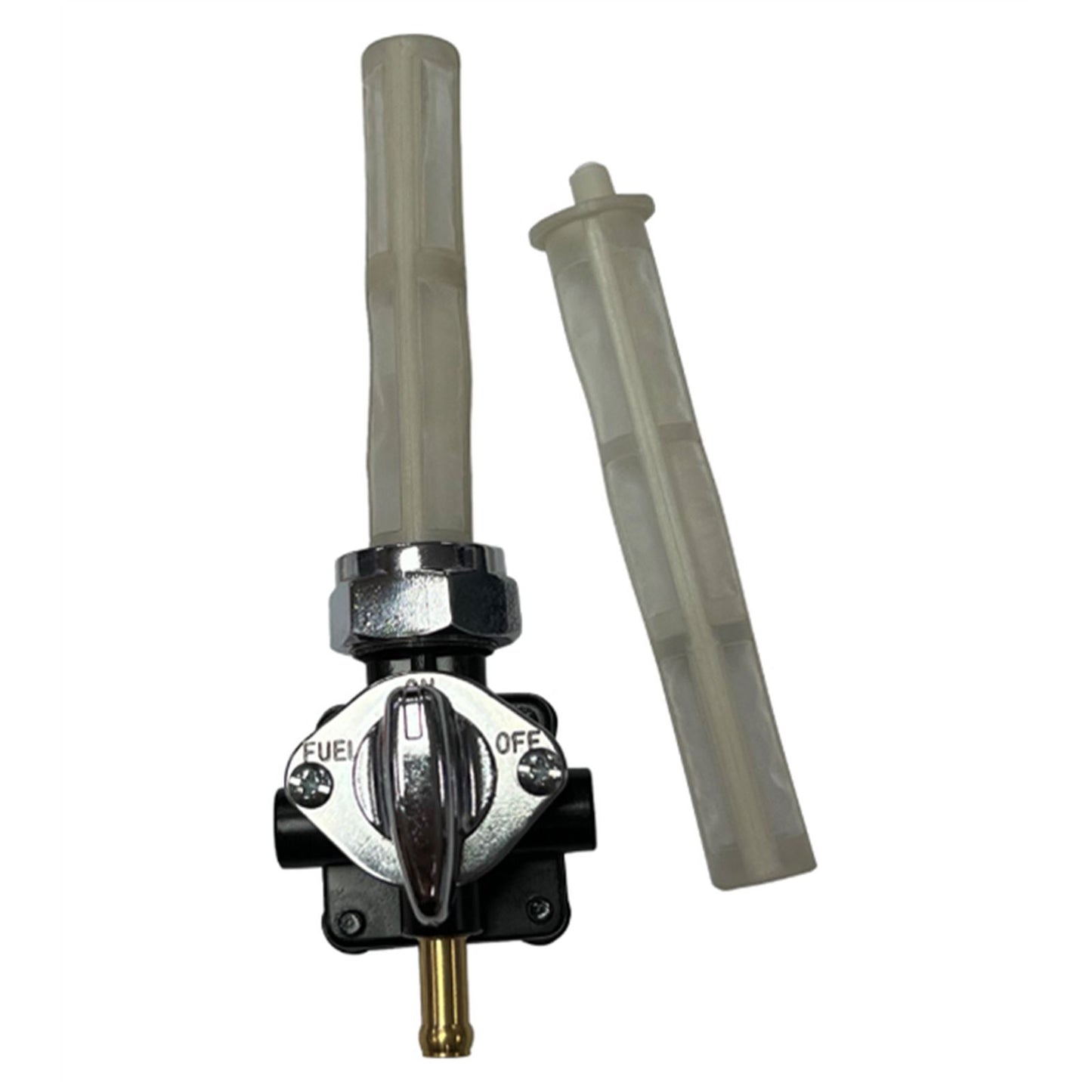 Drag Specialties Petcock - Vacuum - Downward Outlet - Black 0705-0556_1782494