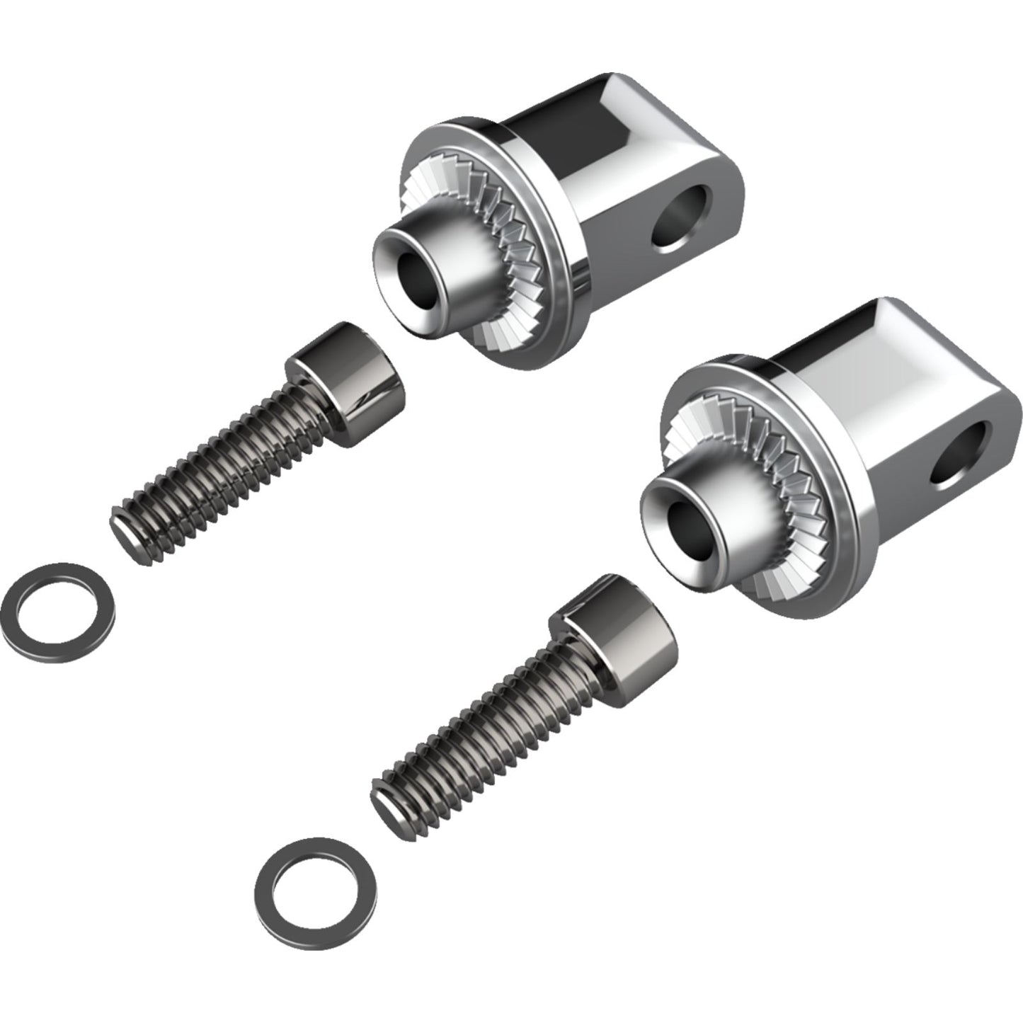 Ciro Peg Adapter - Passenger - Chrome fits Indian [MPN: 60020]_1391443