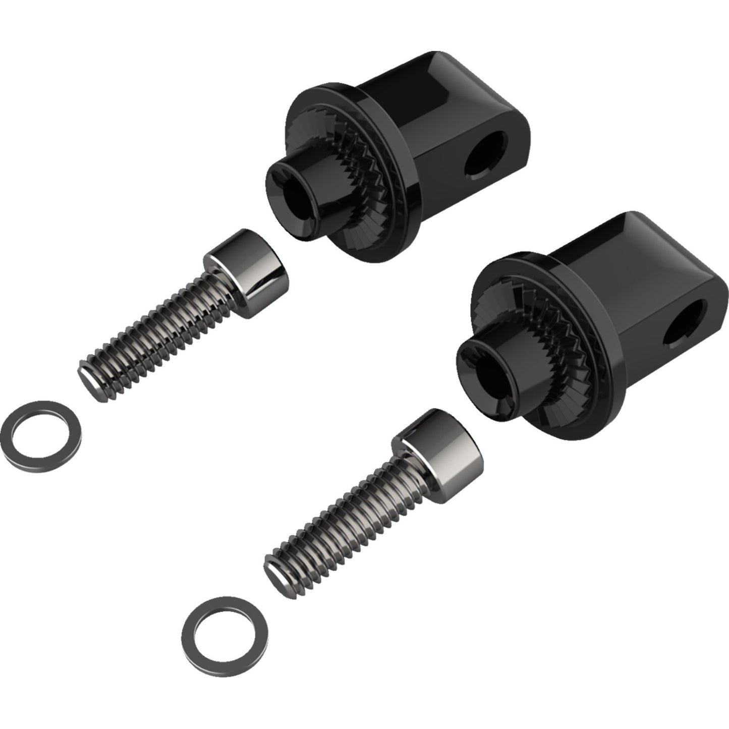Ciro Peg Adapter - Passenger - Black fits Indian [MPN: 60021]_1391420