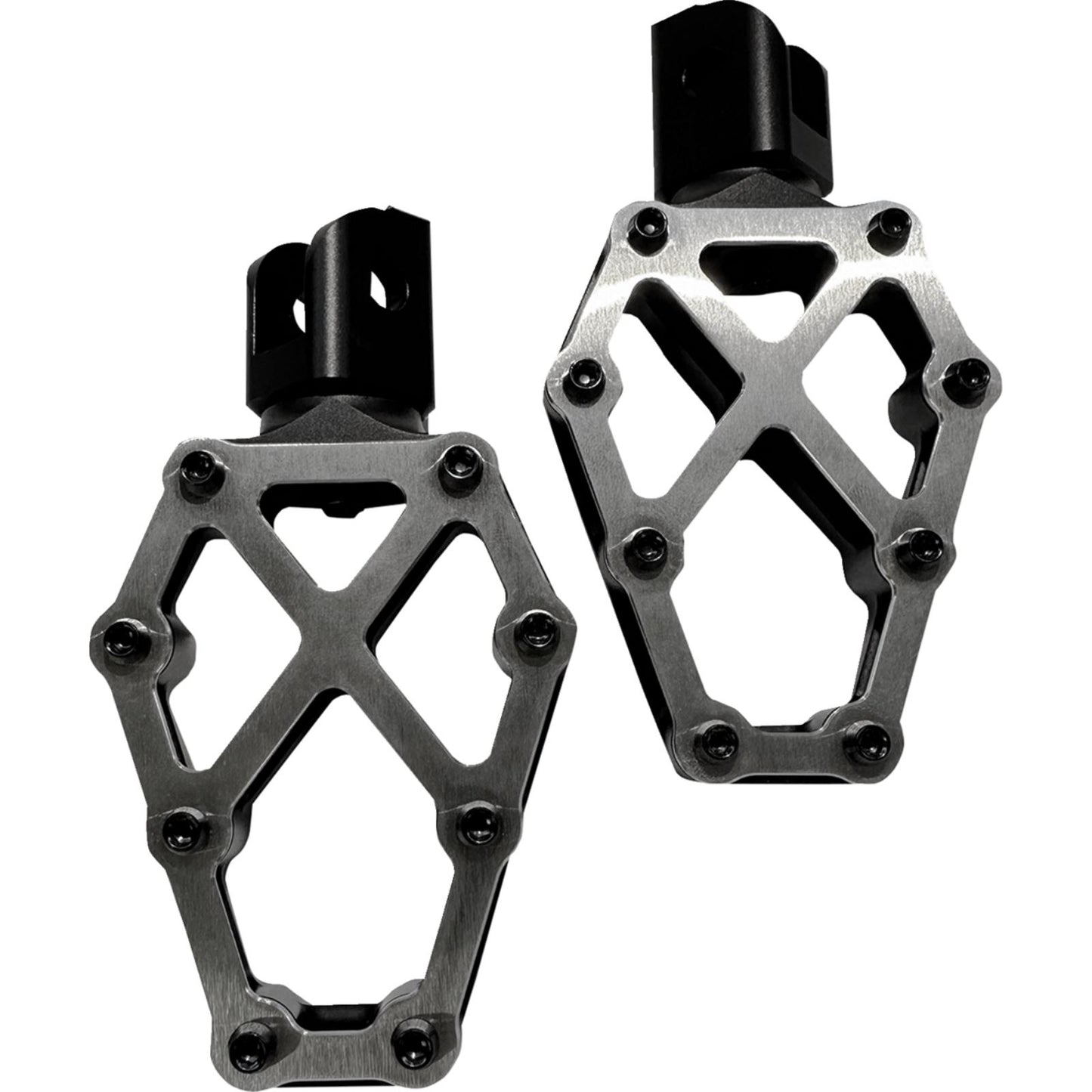 Kodlin USA NXL Footpegs - Black w/ Stainless Steel Cover [MPN: K73255]_1393420