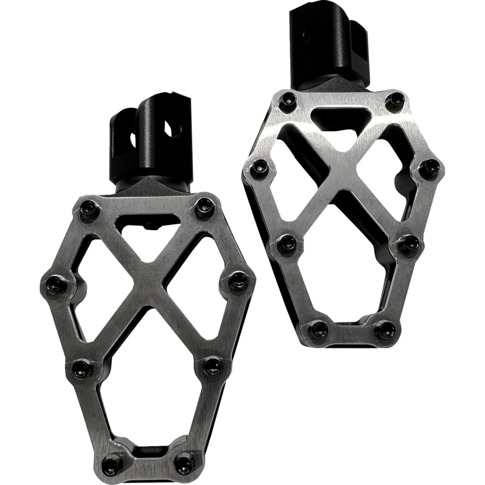 Kodlin USA NXL Footpegs - Black w/ Stainless Steel Cover [MPN: K73255]_1393420