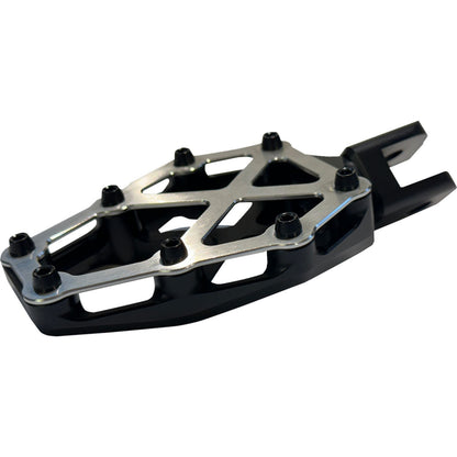 Kodlin USA NXL Footpegs - Black w/ Stainless Steel Cover [MPN: K73255]_1393421