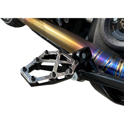 Kodlin USA NXL Footpegs - Black w/ Stainless Steel Cover [MPN: K73255]_1393423
